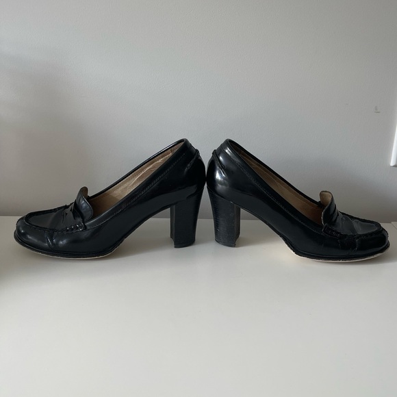Michael Kors Patent Leather Block Heel Loafer - Picture 9 of 10